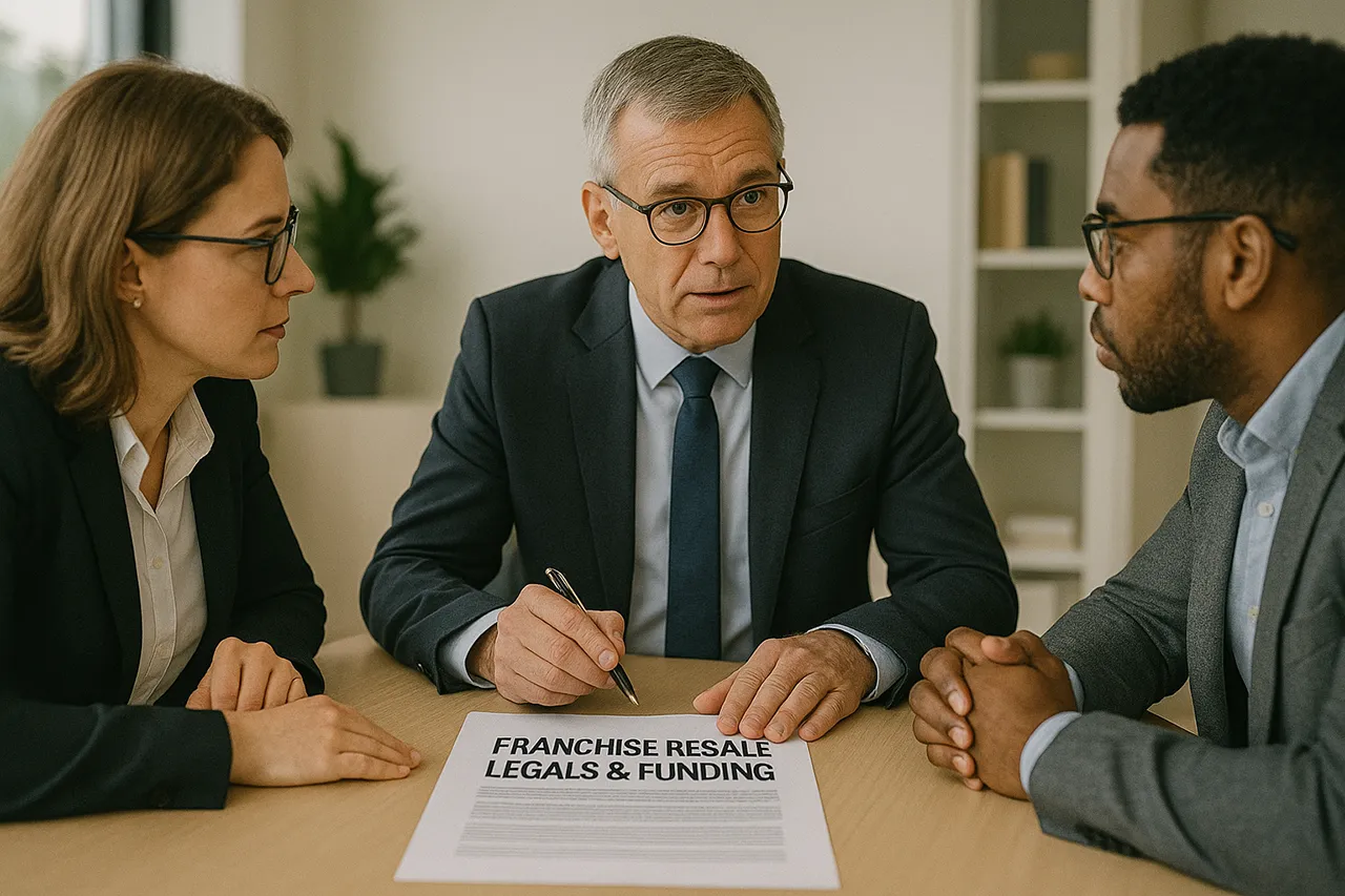 franchise resale legals and funding
