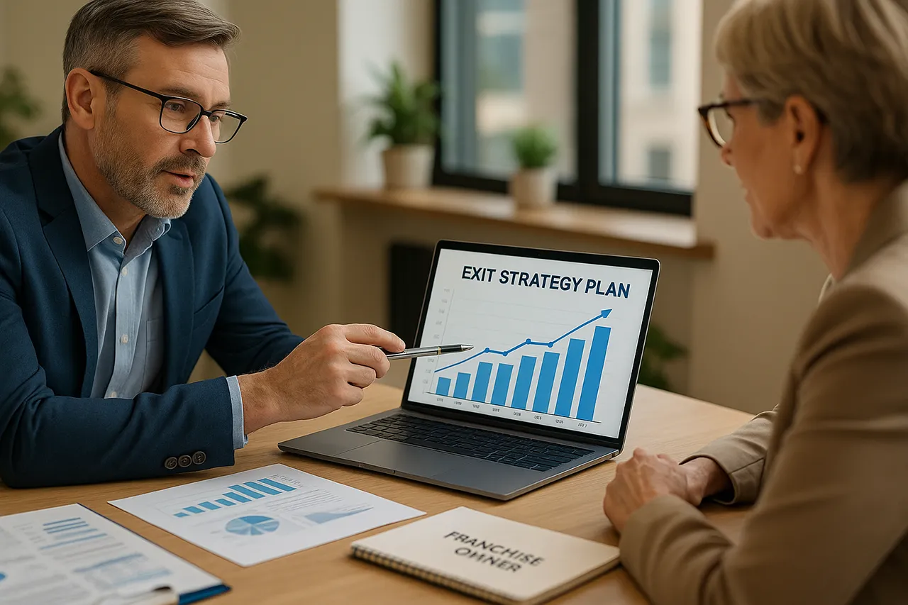 franchisee and accountant exit strategy plan meeting